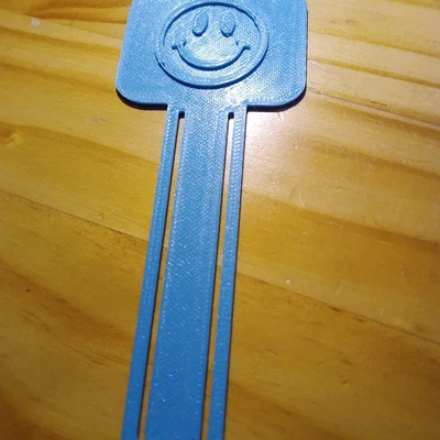 Kẹp sách mặt cười (Smiley Bookmark) in 3D dễ thương