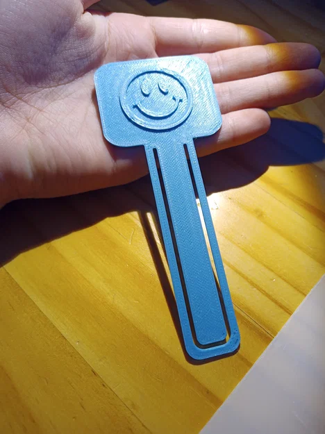 Kẹp sách mặt cười (Smiley Bookmark) in 3D dễ thương - Image 3