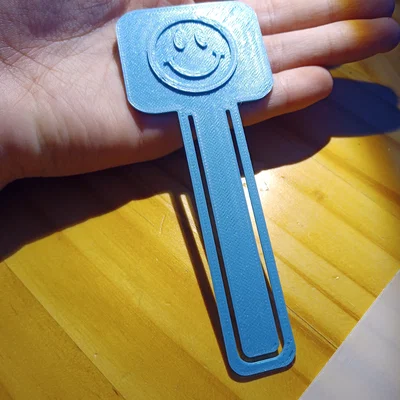 Kẹp sách mặt cười (Smiley Bookmark) in 3D dễ thương