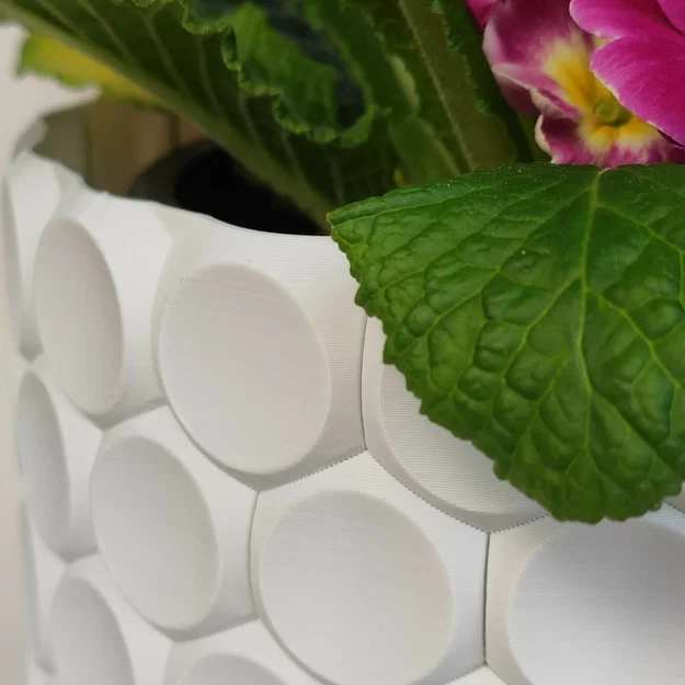 Chậu cây họa tiết tổ ong in 3D độc đáo - Image 3