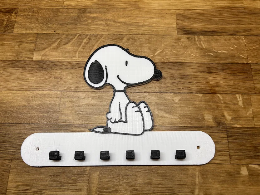 Giá treo chìa khóa Snoopy (Snoopy Keyholder) in 3D siêu đáng yêu - Image 1