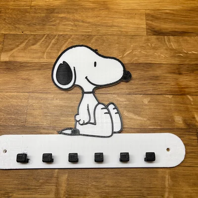 Giá treo chìa khóa Snoopy (Snoopy Keyholder) in 3D siêu đáng yêu