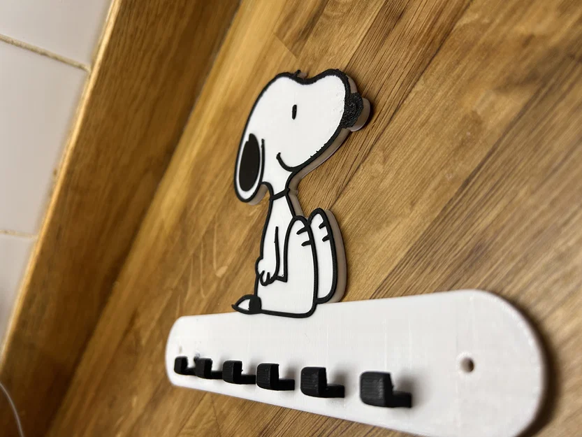Giá treo chìa khóa Snoopy (Snoopy Keyholder) in 3D siêu đáng yêu - Image 2
