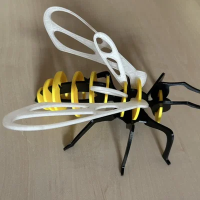 Bee Puzzle Kit: Mô hình lắp ráp chú ong 3D siêu dễ thương