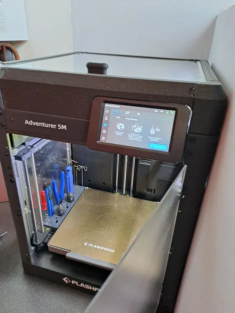 Khay gắn trong chứa dụng cụ và nozzle cho Flashforge Adventurer 5M - Image 2