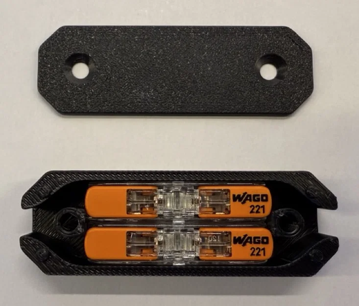 Vỏ gắn Wago 221 inline cho thanh nhôm định hình 2020 - Image 1