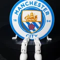 Mô hình khiên Manchester City FC kèm chân linh hoạt trang trí bàn - Thumbnail 3