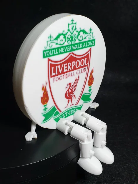 Mô hình huy hiệu Liverpool FC với chân khớp linh hoạt 3D - Image 2
