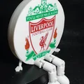 Mô hình huy hiệu Liverpool FC với chân khớp linh hoạt 3D - Thumbnail 2