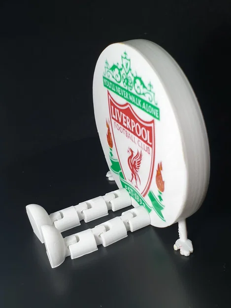 Mô hình huy hiệu Liverpool FC với chân khớp linh hoạt 3D - Image 3