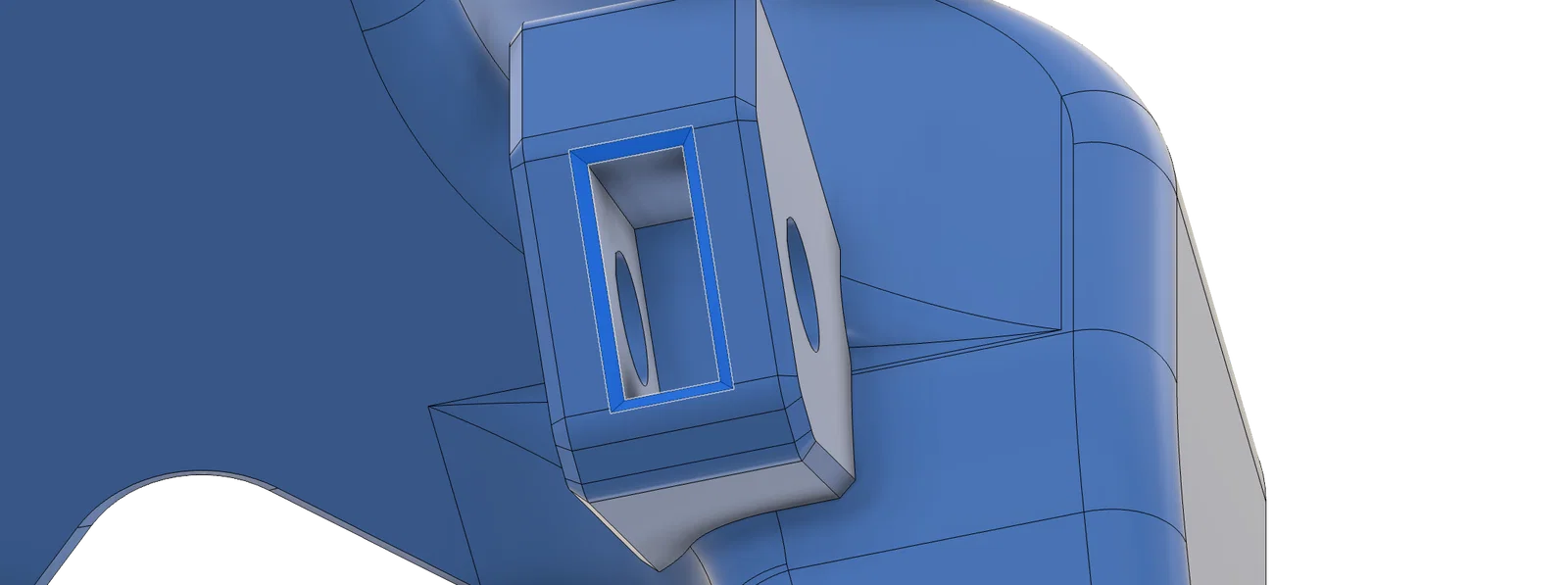 Delta-P fan duct V2-R2 bản dùng tán vuông - khe gắn tán rộng hơn - Image 1