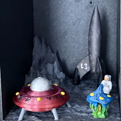 Book Nook "First Contact" (Tiếp xúc lần đầu)