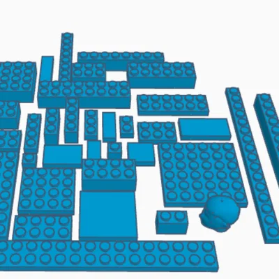 Bộ sưu tập Lego in 3D cực chất! Hơn 33 mẫu khác nhau!