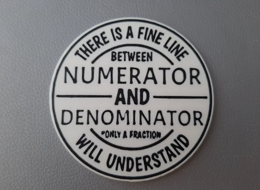 Math Coaster - Miếng lót ly độc đáo cho người yêu toán học in 3D - Image 1