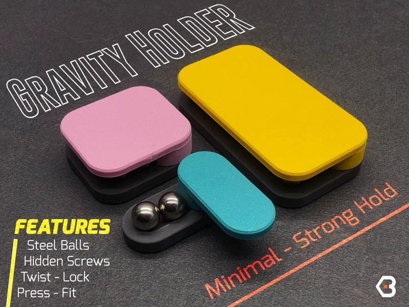 Gravity Holder: Thiết kế tối giản, giữ cực chắc chắn - Image 1