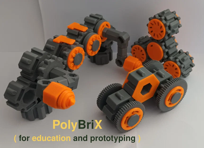PolyBriX - Bộ kit lắp ghép linh hoạt (cập nhật 1 - các chi tiết mới) - Image 1