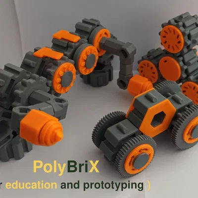 PolyBriX - Bộ kit lắp ghép linh hoạt (cập nhật 1 - các chi tiết mới)