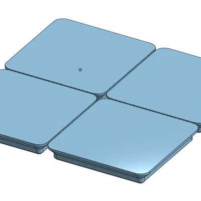 Mẫu thiết kế Gridfinity (Gridfinity Templates) cho hệ thống lưu trữ