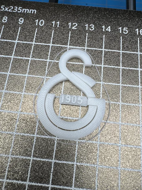 Mô hình logo Galatasaray 1905 in 3D: Biểu tượng cho fan hâm mộ - Image 4