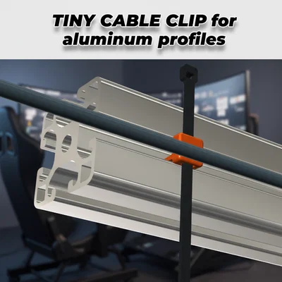Kẹp Cố Định Dây Cáp Siêu Gọn Cho Khung Nhôm Định Hình (Sim Racing)