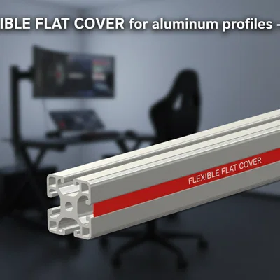 Nẹp che rãnh nhôm định hình linh hoạt (Flexible Flat Cover v2)