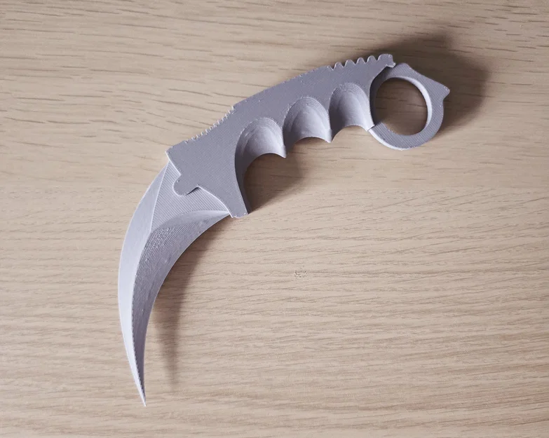 Mô hình dao Karambit 3D - Đồ chơi độc đáo kiêm dụng cụ mở hộp - Image 1
