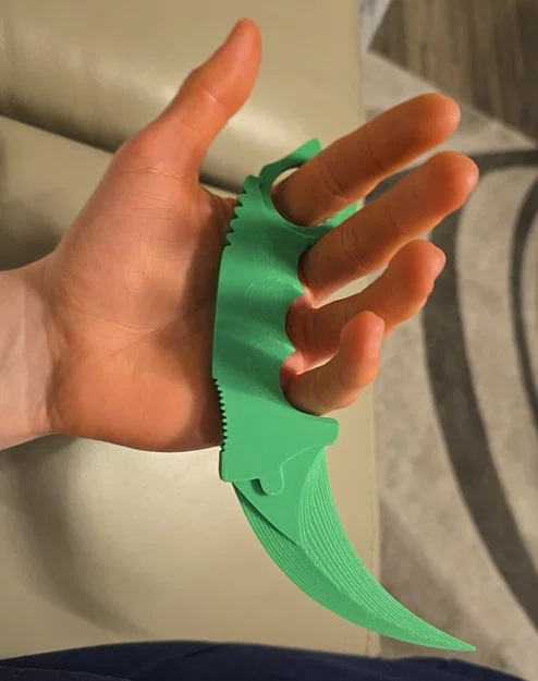 Mô hình dao Karambit 3D - Đồ chơi độc đáo kiêm dụng cụ mở hộp - Image 2