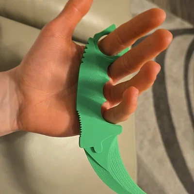 Mô hình dao Karambit 3D - Đồ chơi độc đáo kiêm dụng cụ mở hộp