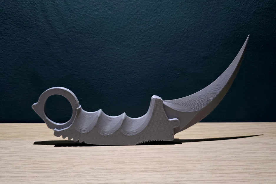 Mô hình dao Karambit 3D - Đồ chơi độc đáo kiêm dụng cụ mở hộp - Image 3