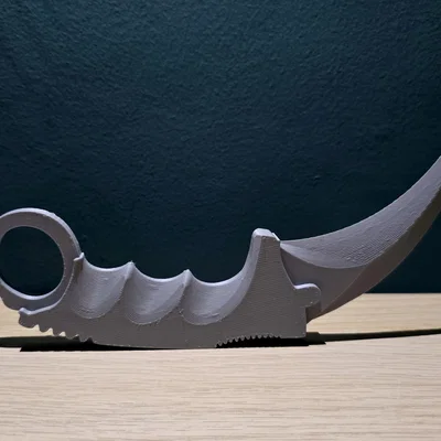 Mô hình dao Karambit 3D - Đồ chơi độc đáo kiêm dụng cụ mở hộp