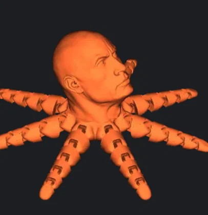 Mô hình 3D The Rock phiên bản Bạch tuộc cực độc đáo cho dân chơi - Image 1