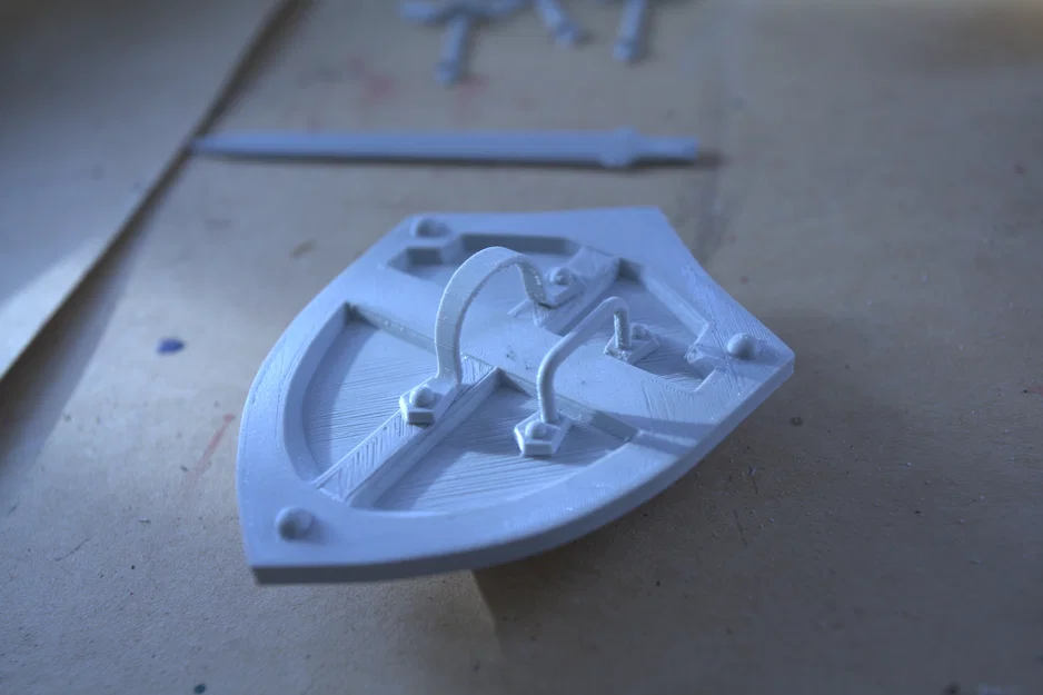 Mô hình in 3D Hylian Shield (TLOZ) - Phụ kiện Cosplay Zelda cực chất - Image 2