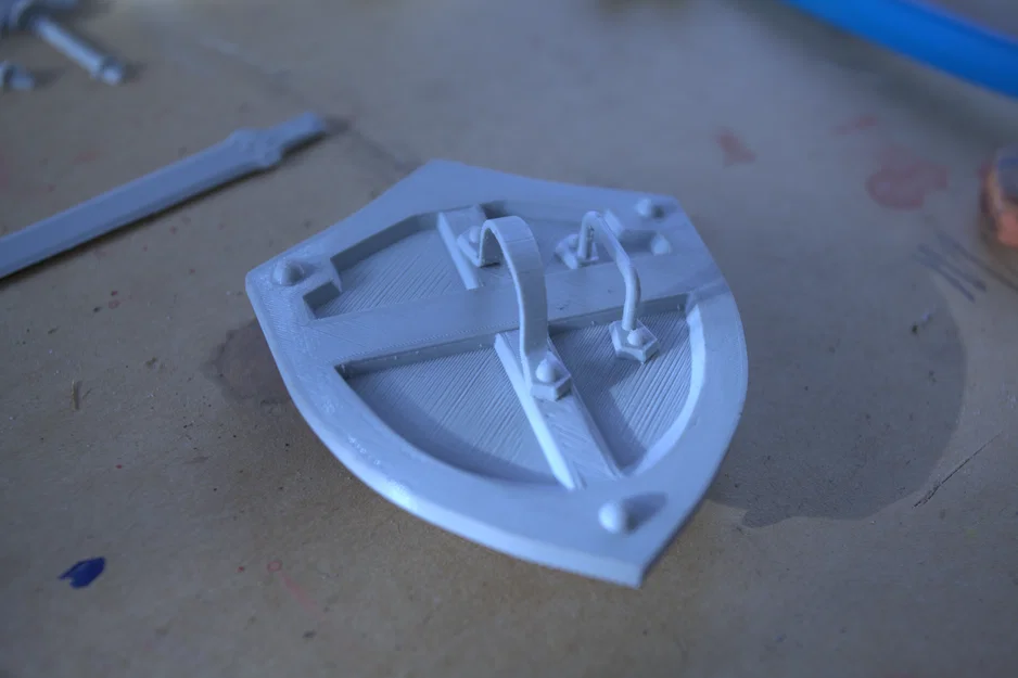 Mô hình in 3D Hylian Shield (TLOZ) - Phụ kiện Cosplay Zelda cực chất - Image 3