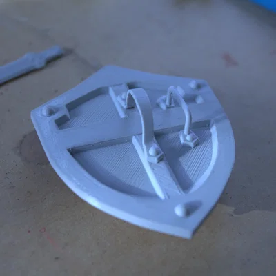 Mô hình in 3D Hylian Shield (TLOZ) - Phụ kiện Cosplay Zelda cực chất