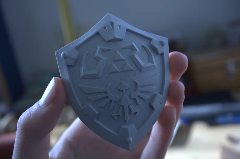 Mô hình in 3D Hylian Shield (TLOZ) - Phụ kiện Cosplay Zelda cực chất - Image 4