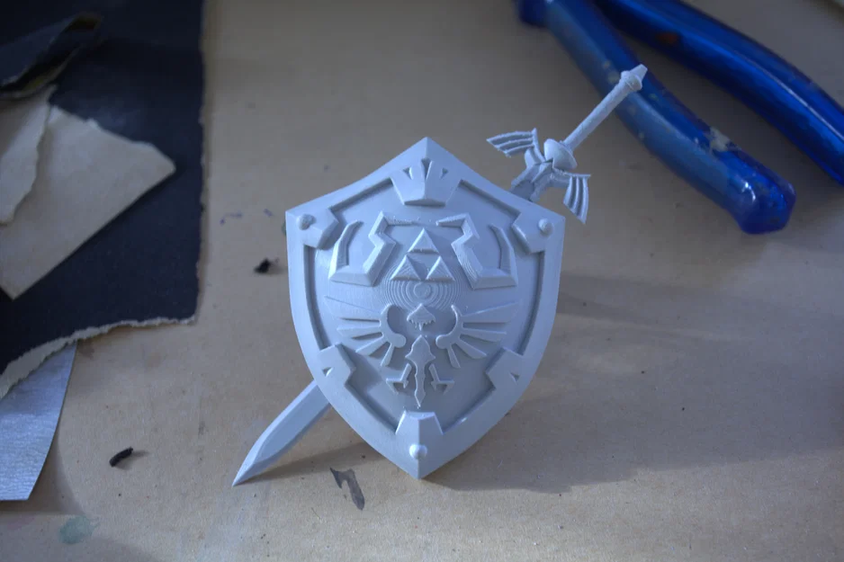 Mô hình in 3D Hylian Shield (TLOZ) - Phụ kiện Cosplay Zelda cực chất - Image 6