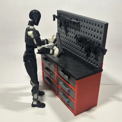 Bàn làm việc mô hình (Workbench) cực chất cho Dummy 13