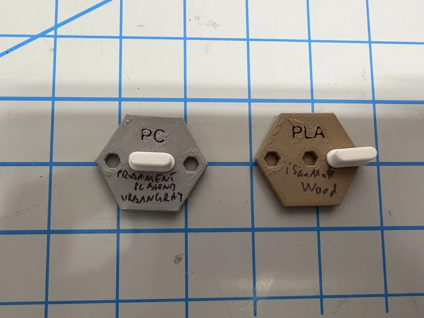 Bộ mẫu thử nhựa (Filament Swatches) và nhãn dán cho bảng IKEA Skadis - Image 2