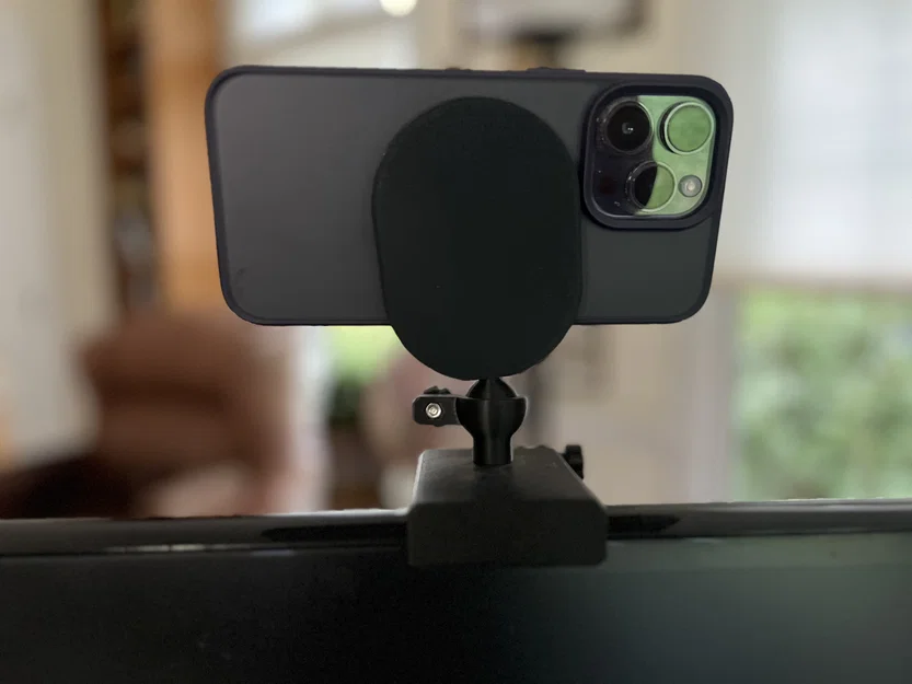 Đế gắn iPhone cho tính năng Continuity Camera lên màn hình rời - Image 2