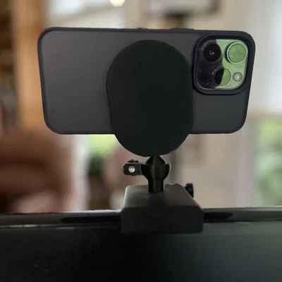 Đế gắn iPhone cho tính năng Continuity Camera lên màn hình rời