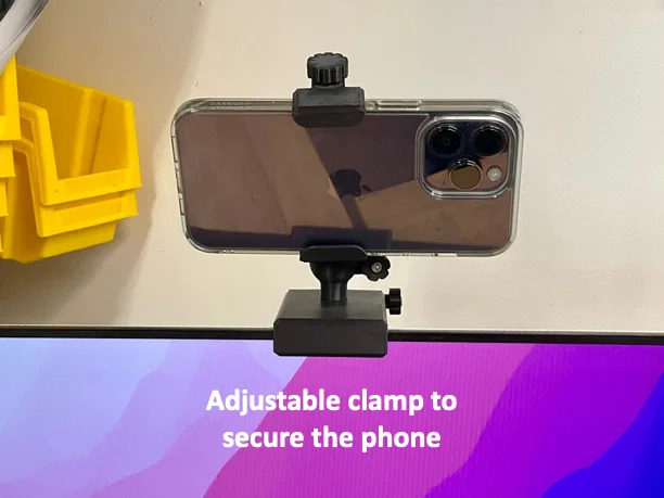 Đế gắn iPhone cho tính năng Continuity Camera lên màn hình rời - Image 4