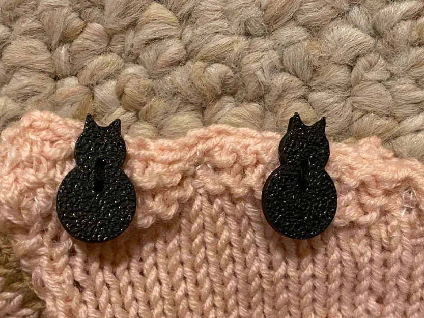 Nút áo hình mèo - Image 1