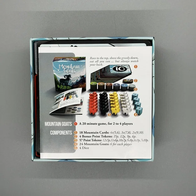 Khay đựng/Sắp xếp cho Board Game Mountain Goats - Image 4