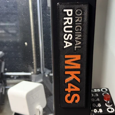 Bảng tên Prusa cho thùng máy (Enclosure)