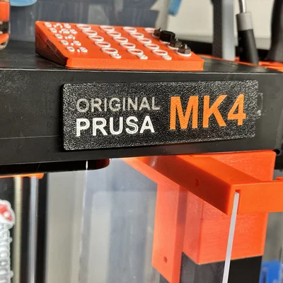 Bảng tên Prusa cho thùng máy (Enclosure)