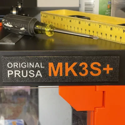 Bảng tên Prusa cho thùng máy (Enclosure)