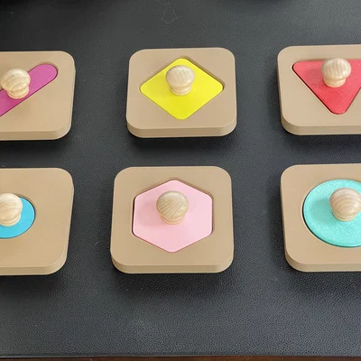Đồ chơi xếp hình phong cách Montessori cho trẻ sơ sinh và trẻ tập đi