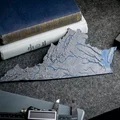 Bản đồ địa hình tiểu bang Virginia, Mỹ (VA) tích hợp sông ngòi in 3D - Thumbnail 1