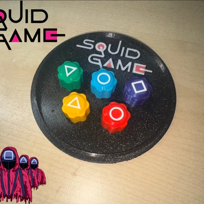 Bộ trò chơi Gonggi phong cách Squid Game độc đáo cho dân in 3D