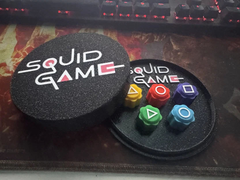 Bộ trò chơi Gonggi phong cách Squid Game độc đáo cho dân in 3D - Image 2